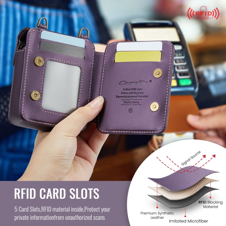 For Motorola Razr Series CaseMe Me50 Mini Lanyard Universal Bag(Purple) - free shipping - PMC Jewellery - Order now!
