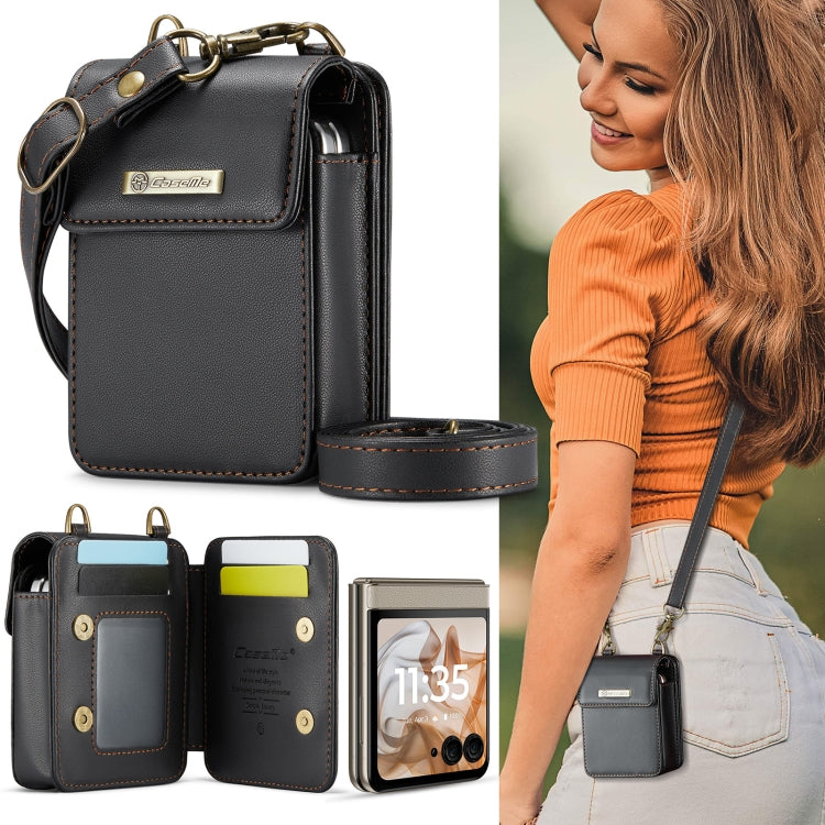 For Motorola Razr Series CaseMe Me50 Mini Lanyard Universal Bag(Black) - free shipping - PMC Jewellery - Order now!