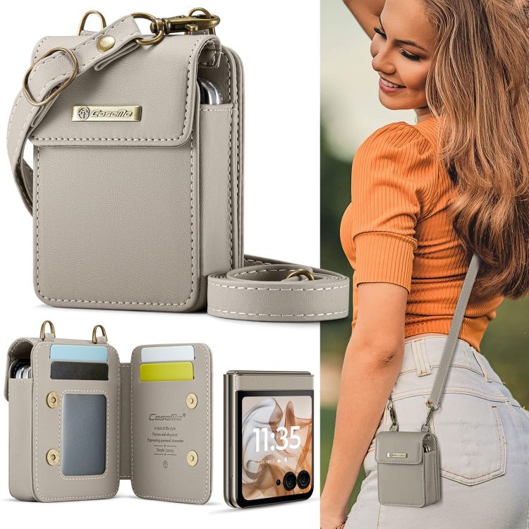 For Motorola Razr Series CaseMe Me50 Mini Lanyard Universal Bag(Khaki) - free shipping - PMC Jewellery - Order now!