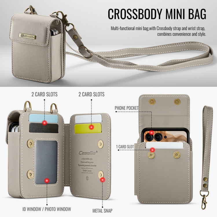 For Motorola Razr Series CaseMe Me50 Mini Lanyard Universal Bag(Khaki) - free shipping - PMC Jewellery - Order now!