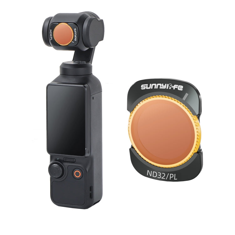 For DJI Osmo Pocket 3 Sunnylife Camera Lens Magnetic Metal Filter, No Impact On Gimbal Reset, Filter:ND32PL - free shipping - PMC TechLife - Order now!