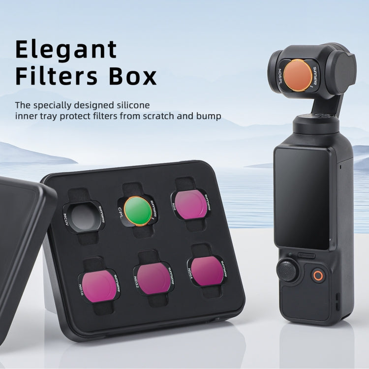 For DJI Osmo Pocket 3 Sunnylife Camera Lens Magnetic Metal Filter, No Impact On Gimbal Reset, Filter:MCUV - free shipping - PMC TechLife - Order now!