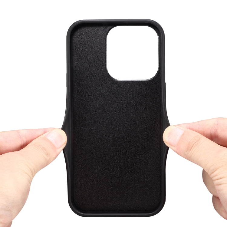 For iPhone 16 Denior D07 DV Elastic Card Slot PU Back Cover Phone Case(Brown) - free shipping - PMC Jewellery - Order now!