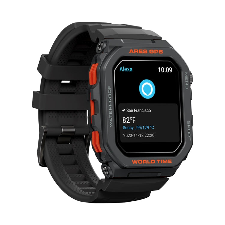 Zeblaze Ares GPS Rugged GPS Smart Watch, Support Heart Rate / Pulse Ox Blood Oxygen(Lava Black) - free shipping - PMC TechLife - Order now!