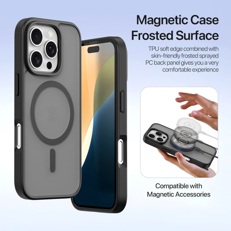 For iPhone 16 Pro DUX DUCIS Lawa Series 2 in 1 Wallet Zipper Detachable MagSafe Phone Case with Lanyard(Black) - free shipping - PMC Jewellery - Order now!