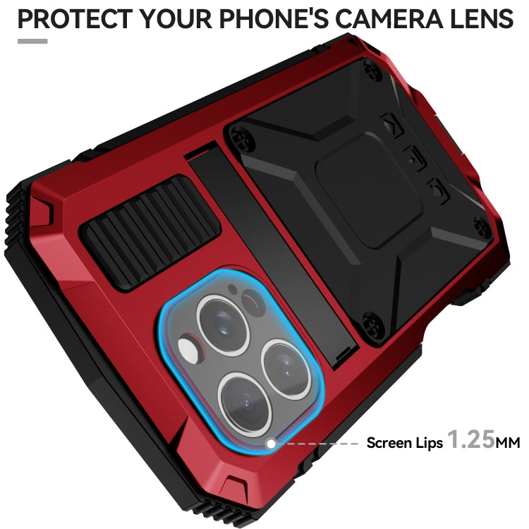 For iPhone 16 Pro R-JUST Life Waterproof Dustproof Shockproof Phone Case(Red) - free shipping - PMC Jewellery - Order now!