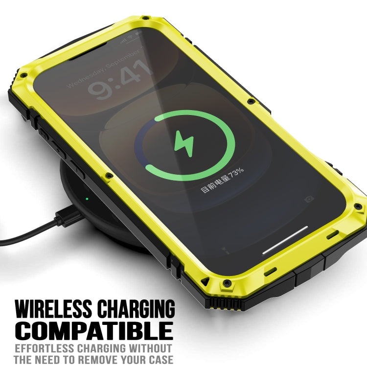 For iPhone 16 Pro R-JUST Life Waterproof Dustproof Shockproof Phone Case(Yellow) - free shipping - PMC Jewellery - Order now!