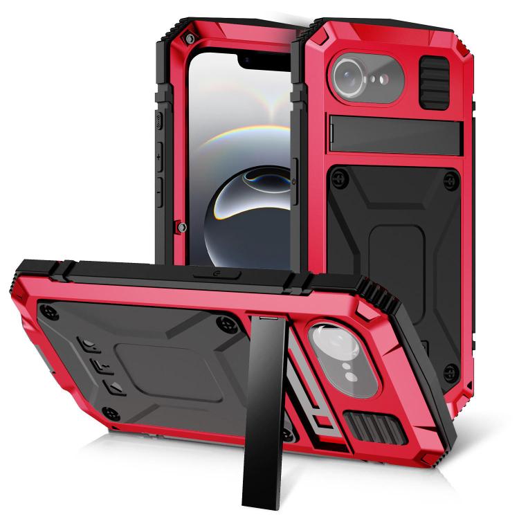 For iPhone 16e R-JUST Life Waterproof Dustproof Shockproof Phone Case(Red) - iPhone 16e Cases by R-JUST | Online Shopping South Africa | PMC TechLife | Buy Now Pay Later Mobicred