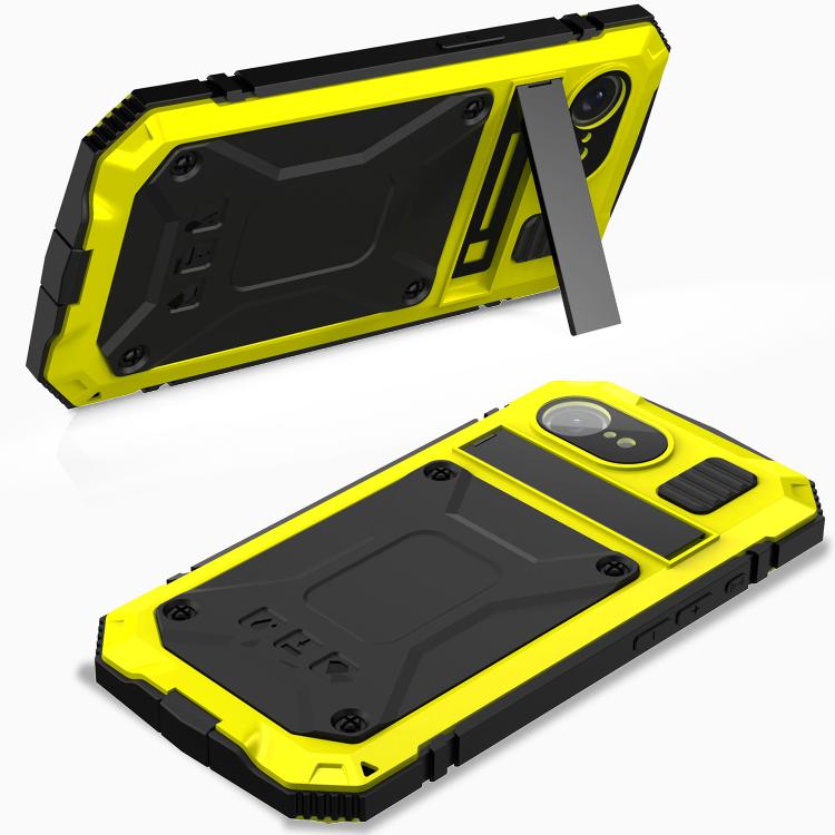 For iPhone 16e R-JUST Life Waterproof Dustproof Shockproof Phone Case(Yellow) - free shipping - PMC TechLife - Order now!