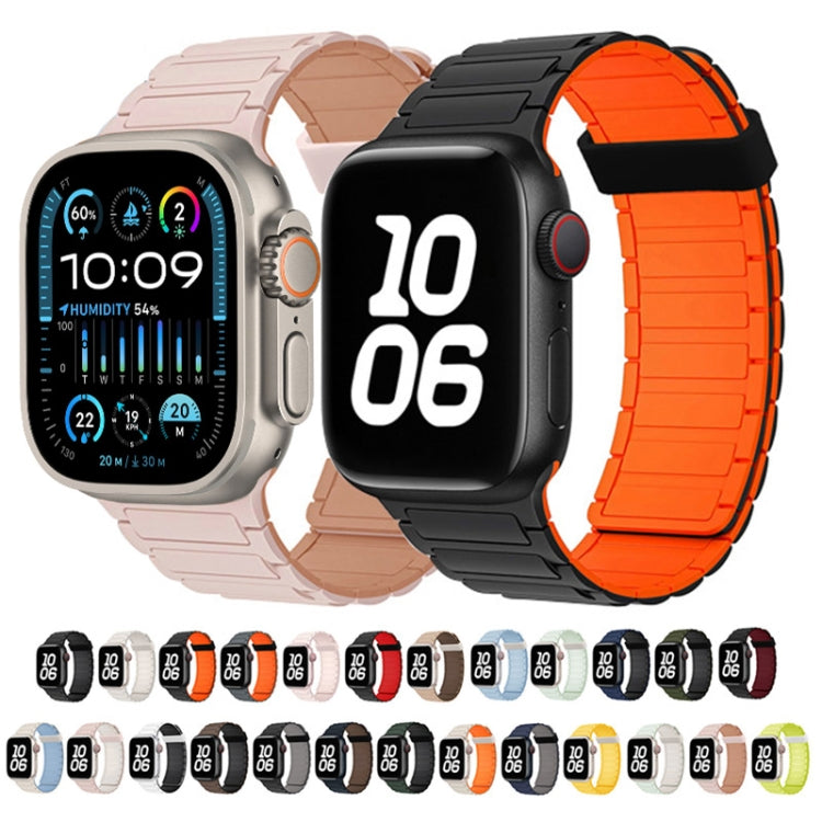 For Apple Watch Series 3 38mm Tri-beads Magnetic Hoop Silicone Watch Band(Light Mint) - free shipping - PMc TechLife - Order now!