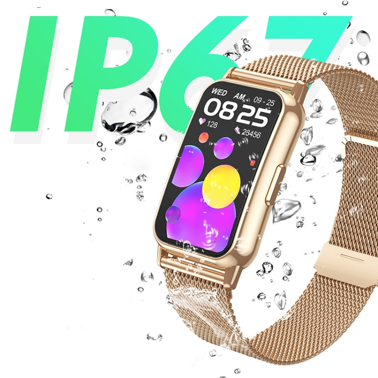 CY22 1.47 inch Steel Strap IP67 Waterproof Smart Watch, Support Heart Rate / Blood Pressure(Gold) - Smart Watches by PMC TechLife | Online Shopping South Africa | PMC TechLife | Buy Now Pay Later Mobicred