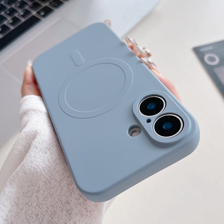 For iPhone 16 Plus Solid Color Liquid Silicone MagSafe Magnetic Phone Case(Lilac Purple) - iPhone 16 Plus Cases by PMC Jewellery | Online Shopping South Africa | PMC Jewellery | Buy Now Pay Later Mobicred