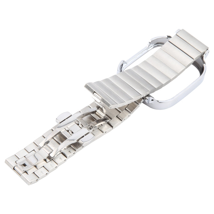 For Redmi Watch 3 Lite Frame Integrated One-bead Stainless Steel Watch Band(Silver) - free shipping - PMc TechLife - Order now!
