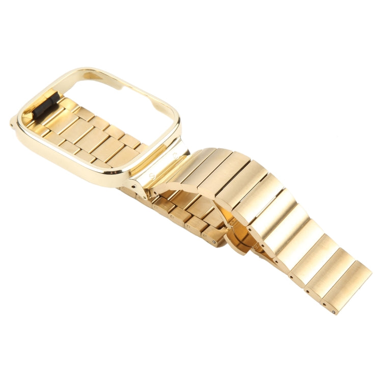 For Redmi Watch 3 Lite Frame Integrated One-bead Stainless Steel Watch Band(Gold) - free shipping - PMc TechLife - Order now!