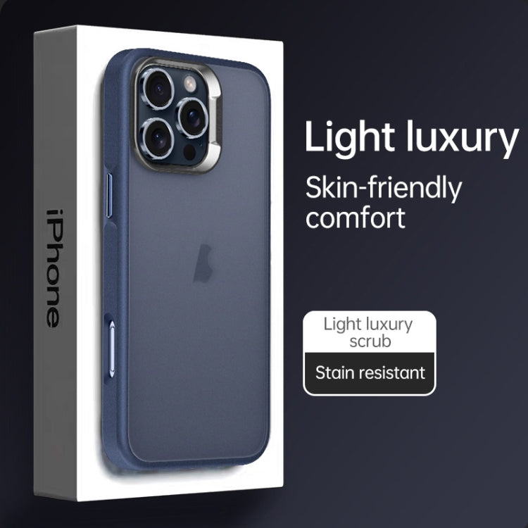 For iPhone 16 Plus SULADA Skin Feel Matte Shockproof Phone Case(Blue) - free shipping - PMC Jewellery - Order now!