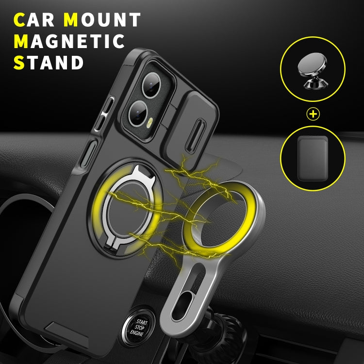 For Motorola Moto G 5G 2024 Sliding Camshield Ring Holder Phone Case(Purple) - Motorola Cases by PMC Jewellery | Online Shopping South Africa | PMC Jewellery | Buy Now Pay Later Mobicred
