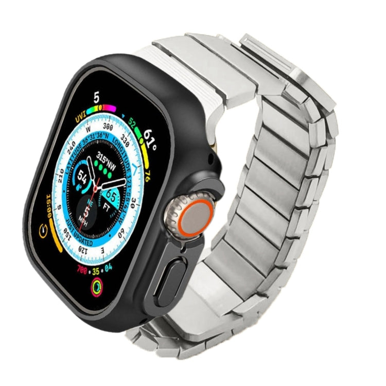 For Apple Watch Ultra 2 49mm Single Bead Magnetic Stainless Steel Watch Band(Silver) - free shipping - PMc TechLife - Order now!