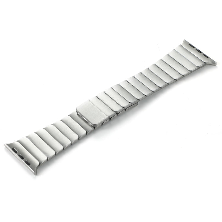 For Apple Watch SE 2022 40mm Single Bead Magnetic Stainless Steel Watch Band(Silver) - free shipping - PMc TechLife - Order now!