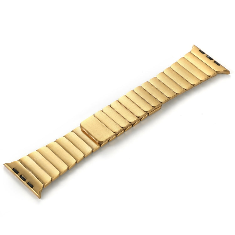 For Apple Watch SE 2022 44mm Single Bead Magnetic Stainless Steel Watch Band(Gold) - free shipping - PMc TechLife - Order now!
