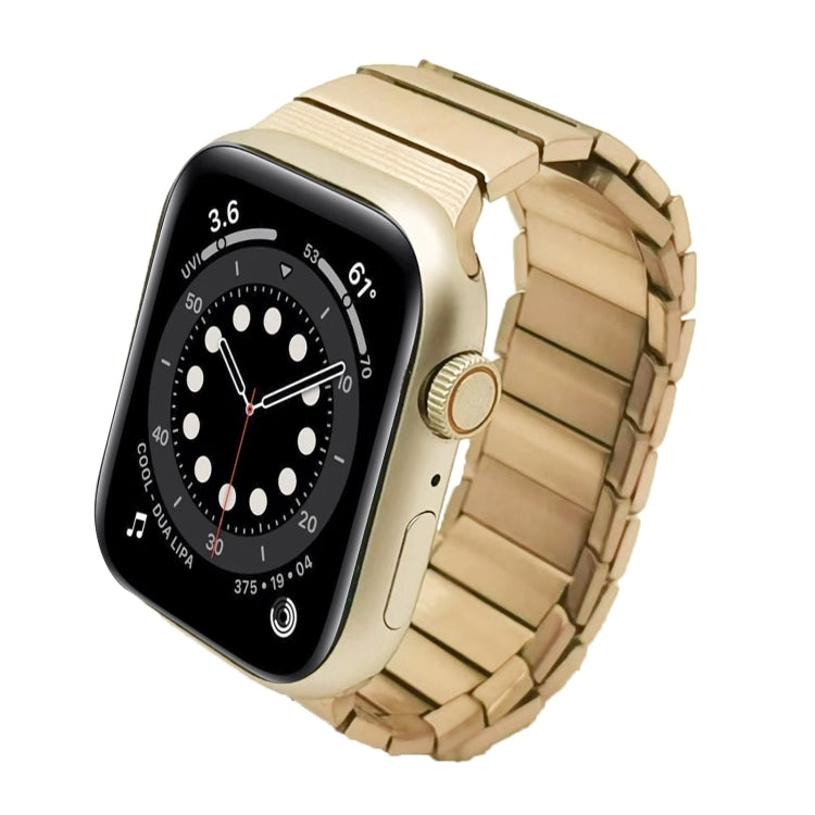 For Apple Watch Series 6 40mm Single Bead Magnetic Stainless Steel Watch Band(Rose Gold) - free shipping - PMc TechLife - Order now!