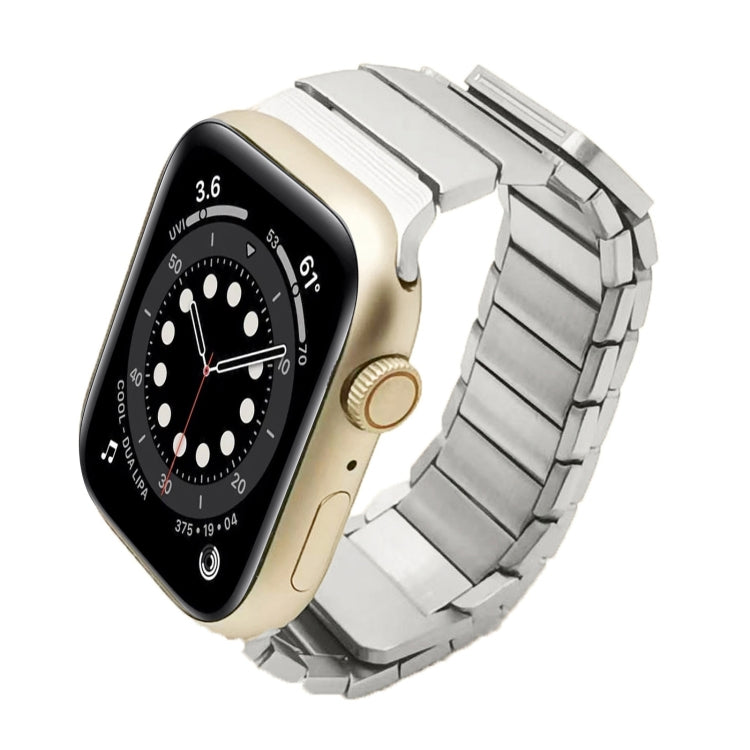 For Apple Watch Series 6 44mm Single Bead Magnetic Stainless Steel Watch Band(Silver) - free shipping - PMc TechLife - Order now!