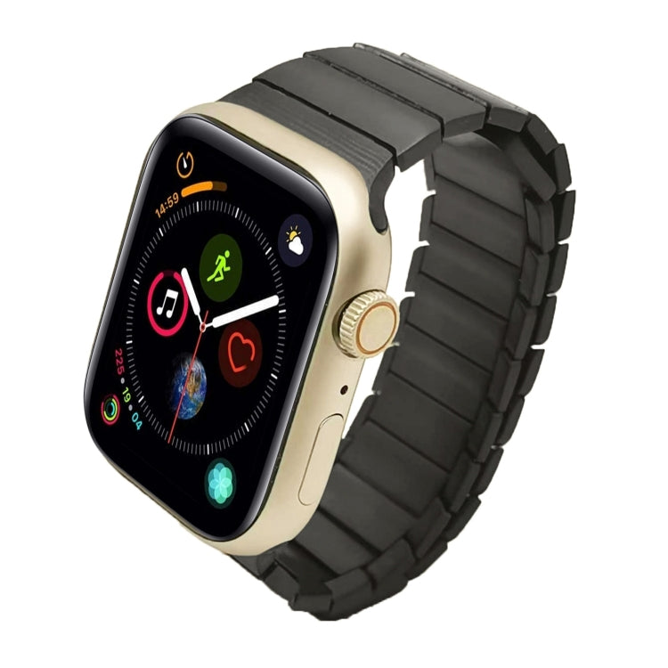 For Apple Watch Series 4 40mm Single Bead Magnetic Stainless Steel Watch Band(Black) - free shipping - PMc TechLife - Order now!