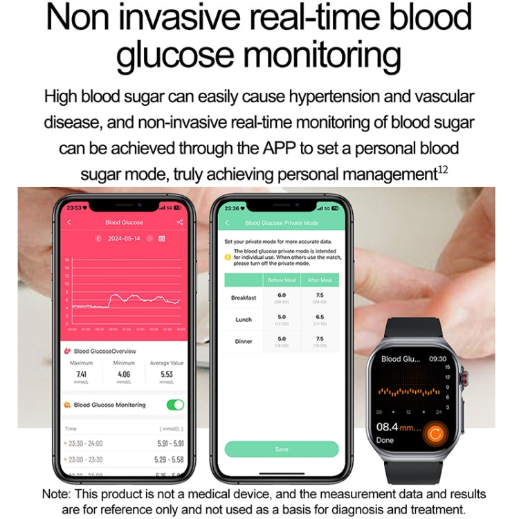 ET585 2.04 inch Nylon Strap IP68 Waterproof Smart Watch, Support ECG / Blood Composition Measurement(Green) - free shipping - PMC Jewellery - Order now!