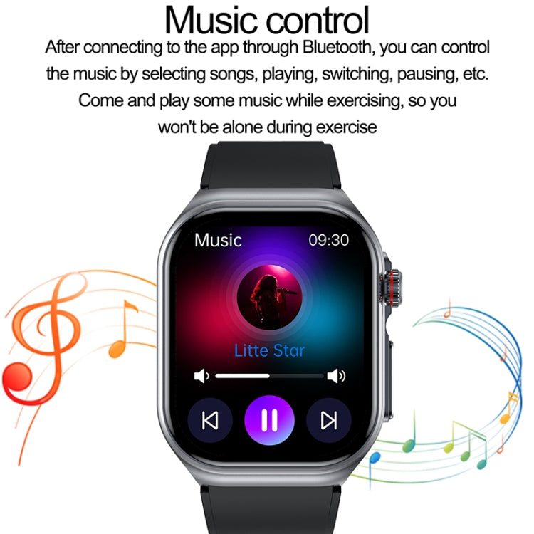 ET585 2.04 inch Nylon Strap IP68 Waterproof Smart Watch, Support ECG / Blood Composition Measurement(Green) - free shipping - PMC Jewellery - Order now!