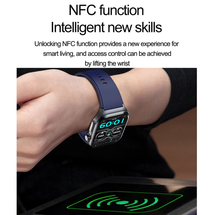 ET585 2.04 inch Nylon Strap IP68 Waterproof Smart Watch, Support ECG / Blood Composition Measurement(Green) - free shipping - PMC Jewellery - Order now!