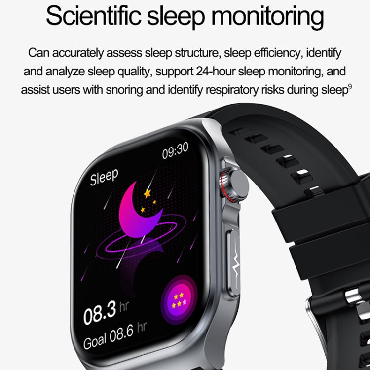 ET585 2.04 inch Nylon Strap IP68 Waterproof Smart Watch, Support ECG / Blood Composition Measurement(Green) - free shipping - PMC Jewellery - Order now!