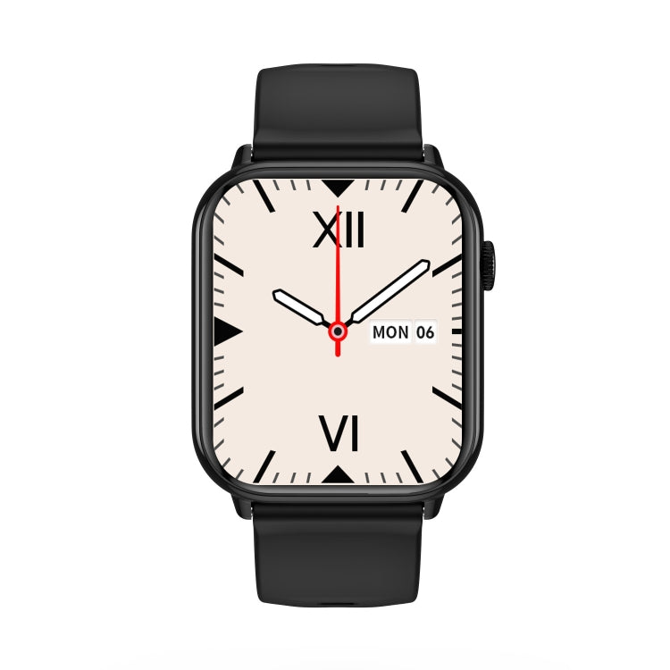 HD15 1.75 inch Silicone Strap IP68 Waterproof Smart Watch, Support Sedentary Reminder / Sleep Monitoring(Black) - Smart Watches by PMC TechLife | Online Shopping South Africa | PMC TechLife | Buy Now Pay Later Mobicred