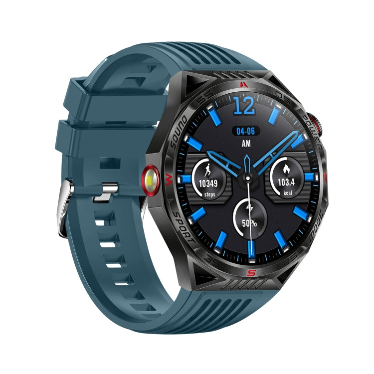 HT28 1.85 inch Silicone Strap IP68 Waterproof Smart Watch, Support Sleep Monitoring(Blue) - Smart Watches by PMC TechLife | Online Shopping South Africa | PMC TechLife | Buy Now Pay Later Mobicred