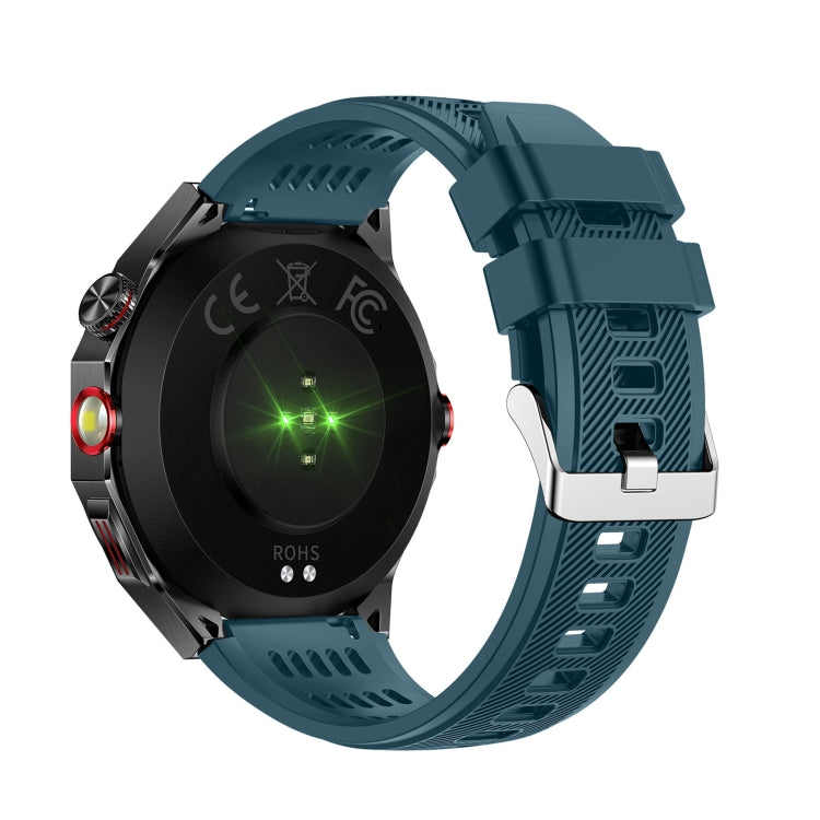 HT28 1.85 inch Silicone Strap IP68 Waterproof Smart Watch, Support Sleep Monitoring(Blue) - Smart Watches by PMC TechLife | Online Shopping South Africa | PMC TechLife | Buy Now Pay Later Mobicred