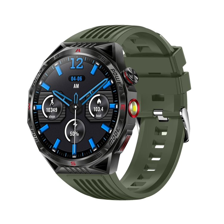 HT28 1.85 inch Silicone Strap IP68 Waterproof Smart Watch, Support Sleep Monitoring(Green) - Smart Watches by PMC TechLife | Online Shopping South Africa | PMC TechLife | Buy Now Pay Later Mobicred