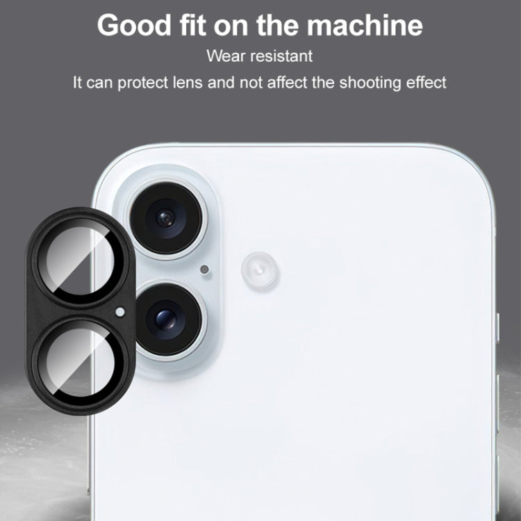 For iPhone 16 / 16 Plus IMAK Metal Armor Premium Camera Protector Film(Light Blue) - free shipping - PMC Jewellery - Order now!