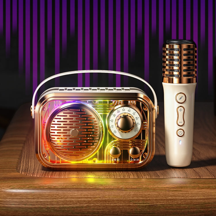 WK WD-03 Honey Portable Mini Bluetooth Speaker with RGB Light(Black) - free shipping - PMC Jewellery - Order now!