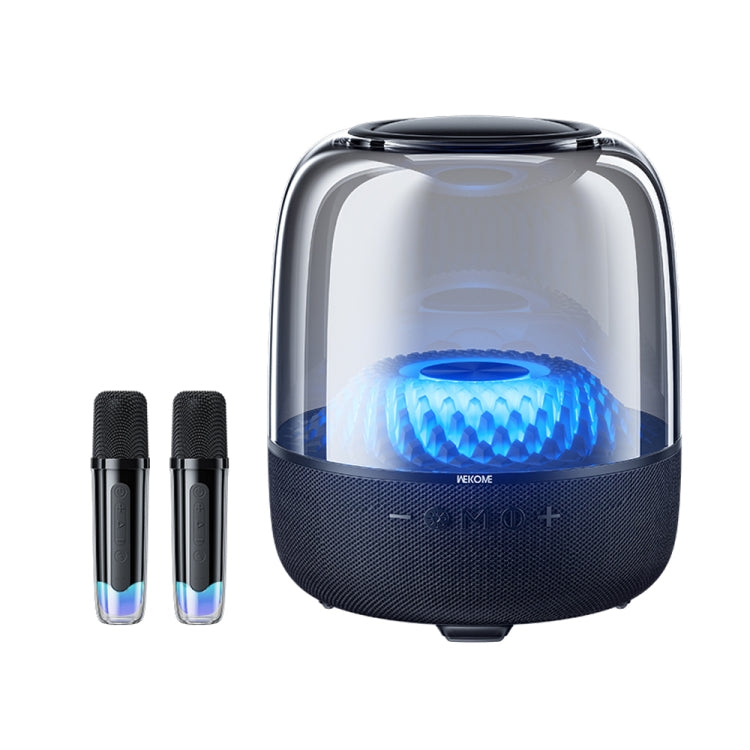 WK Beluga D16 Smart Island Desktop Bluetooth Speaker with Dual Microphones(Black) - free shipping - PMC Jewellery - Order now!