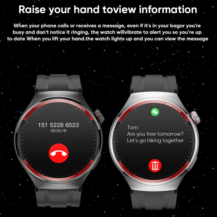 MT78 1.43 inch IP67 Waterproof Smart Watch, Support Sleep Monitoring(Black) - Smart Watches by PMC TechLife | Online Shopping South Africa | PMC TechLife | Buy Now Pay Later Mobicred