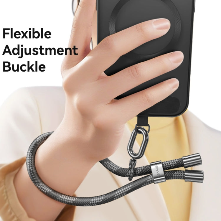 USAMS ZB317 Anti-lost Adjustable Phone Wrist Rope(Pink+Dark Purple) - free shipping - PMc TechLife - Order now!