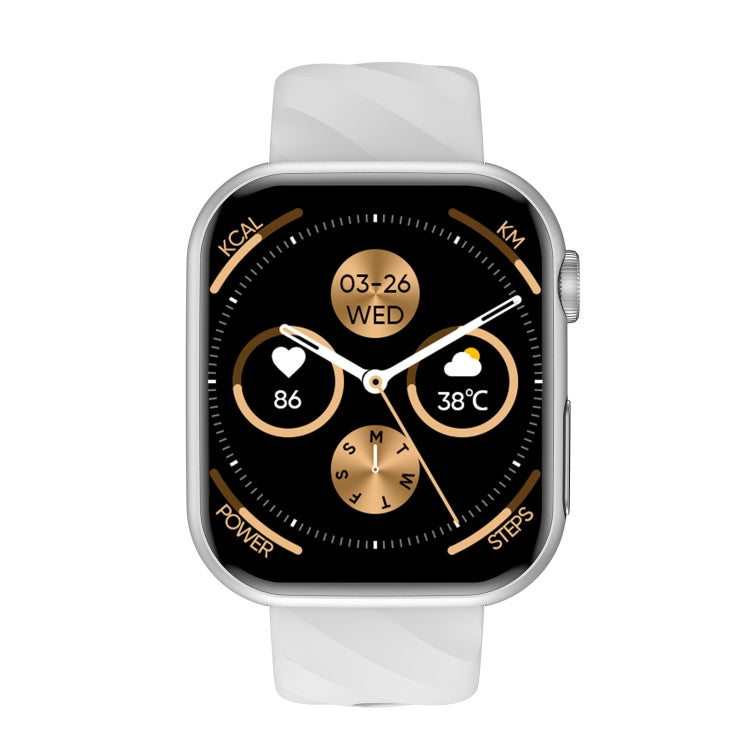 MT500 1.97 inch IP67 Waterproof Smart Watch, Support Electrocardiogram / Temperature Measurement(White) - Smart Watches by PMC TechLife | Online Shopping South Africa | PMC TechLife | Buy Now Pay Later Mobicred