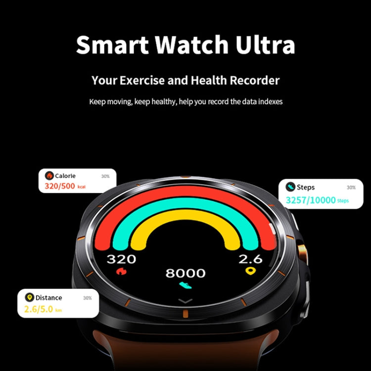 W7 1.43 inch IP68 Waterproof Smart Watch, Support Sedentary Reminder / Sleep Monitoring(Black) - Smart Watches by PMC TechLife | Online Shopping South Africa | PMC TechLife | Buy Now Pay Later Mobicred