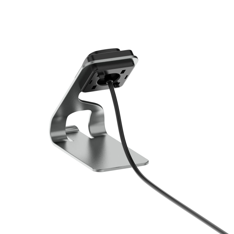 For Google Pixel Watch 3 41 / 45mm Rotatable Smart Watch Fast Charger Metal Dock Charger Holder(Grey) - Other by PMC TechLife | Online Shopping South Africa | PMC TechLife | Buy Now Pay Later Mobicred