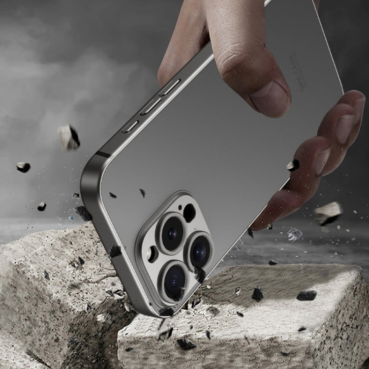 For iPhone 16 Pro Max GKK AG Craft Skin Feel Full Coverage Phone Case(Titanium Grey) - free shipping - PMC Jewellery - Order now!