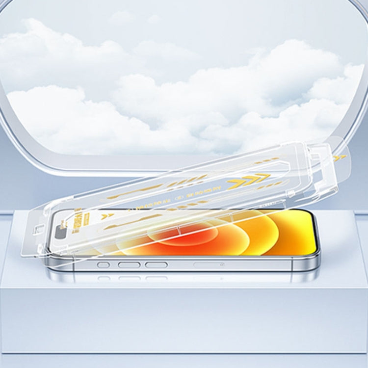 For iPhone 15 Pro Max WK WTP-085 Speedy Series Dust-free Warehouse Anti-peeping Tempered Glass Film - free shipping - PMC Jewellery - Order now!