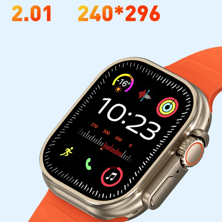 WK WH-02 Traveler 2.01 inch Smart Watch Supports Blood Oxygen Monitoring(Orange) - Smart Watches by WK | Online Shopping South Africa | PMC TechLife | Buy Now Pay Later Mobicred