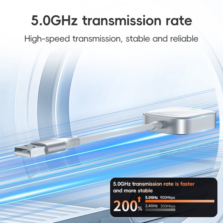 USB, USB-C / Type-C Dual Interface Wired to Wireless Car CarPlay Box Adapter for iPhone(White) - free shipping - PMC Jewellery - Order now!