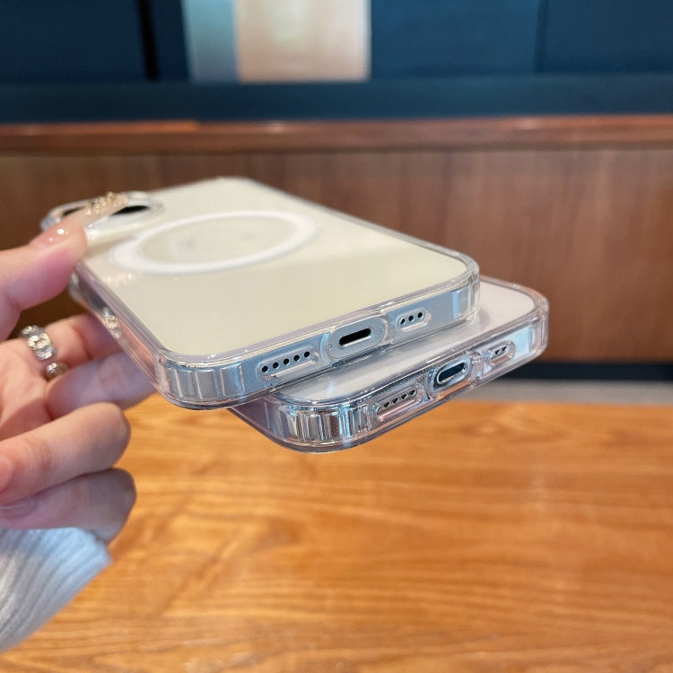 For iPhone 16 Plus Clear Acrylic TPU MagSafe Phone Case(Transparent) - free shipping - PMC Jewellery - Order now!