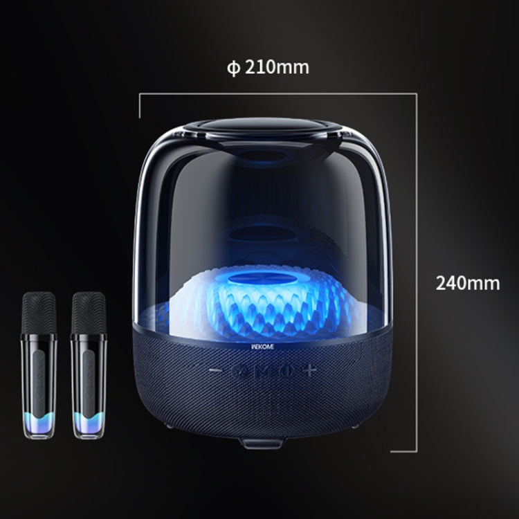 WEKOME Beluga D16 Spiritful Island Desktop Bluetooth Speaker With Dual Microphones(Black) - free shipping - PMC Jewellery - Order now!