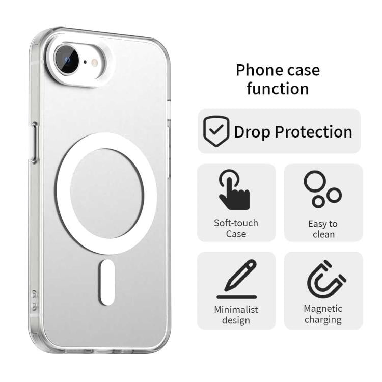 For iPhone 16e Candy Magsafe PC Hybrid TPU Phone Case(White) - free shipping - PMC TechLife - Order now!