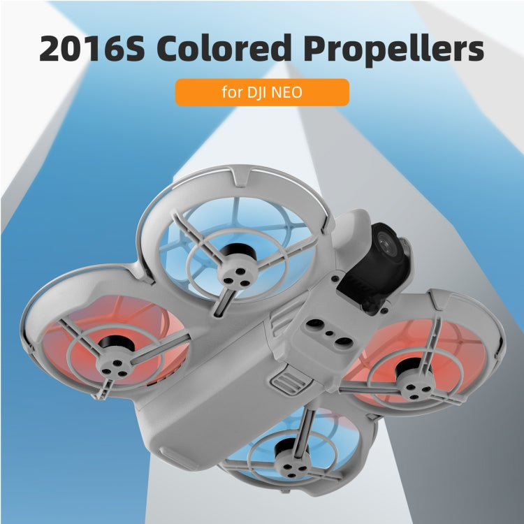 For DJI Neo Sunnylife 2016S Drone Color 3-Blade Propeller, Quantity:2 pairs(Blue) - free shipping - PMC TechLife - Order now!